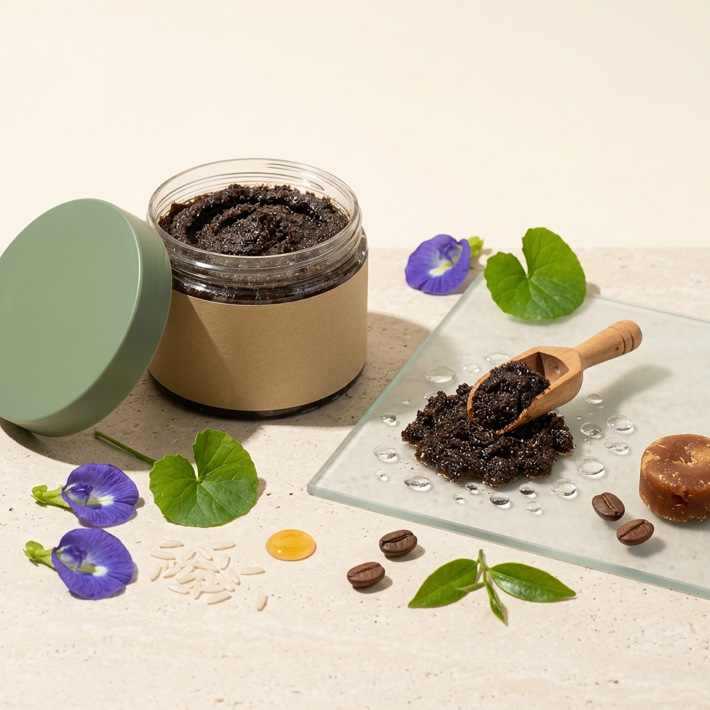 Kopi Body Scrub Gula Aren foto 4